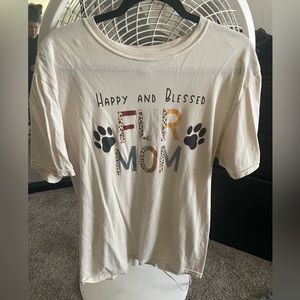 New, Size Large Fur Mom Shirt